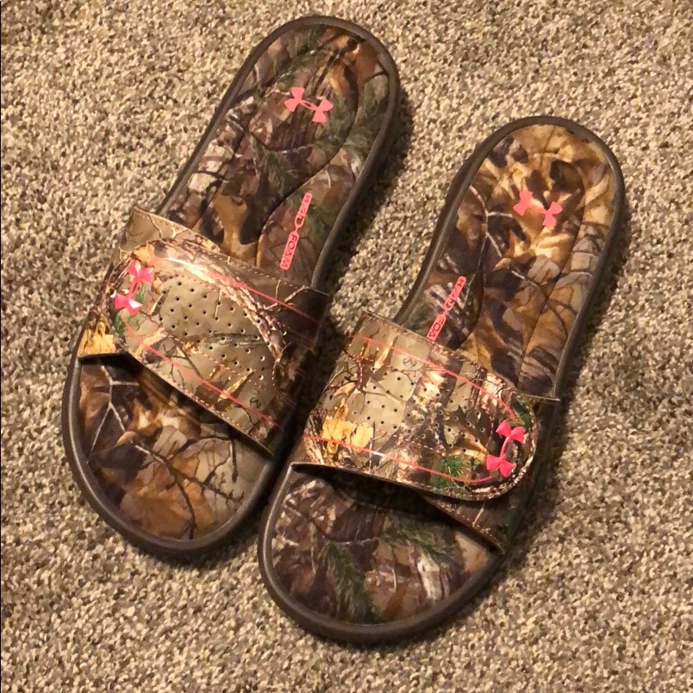 Under Armour Camo Slides
